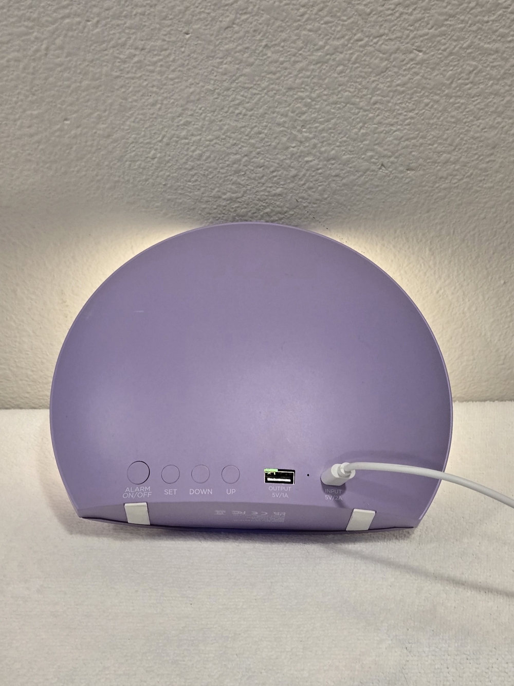 Hello Kitty Sunrise Alarm Clock w/ Multicolor Lights, USB Charging, LED Display - Picture 4 of 9